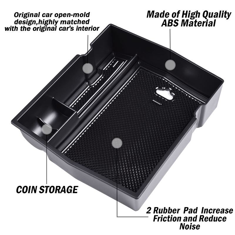 Auto keskkonsooli käetoe hoiukarbi hoidik Sisemine korraldaja kindasahtel Subaru Foresterile 2019 2020 2021 2022 2023