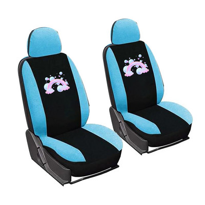 Rainbow täisistme 1/2/5 istme autoistme katted naistele autoistme katted liblikas tikandid universaalsed, sobivad enamikule autoistmetele