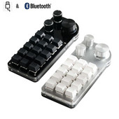 Programmeerimismakro kohandatud klaviatuur nupuga RGB kopeerimiskleebi mininupp Photoshopi mängu mehaaniline klaviatuur Hotswap makropadi