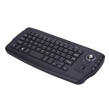 Функционална Air 2.4G безжична мини клавиатура с тракбол Мултимедийна клавиатура