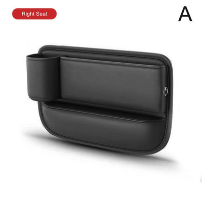 Multifunktsionaalne istmevahe hoiukott autoistme vahetäite jaoks koos telefonitopsihoidjaga PU nahast autosisu pragude karp