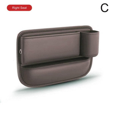Multifunktsionaalne istmevahe hoiukott autoistme vahetäite jaoks koos telefonitopsihoidjaga PU nahast autosisu pragude karp