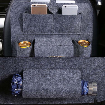 1PC чанта за съхранение на кола Универсална кутия Чанта за задната седалка Органайзер Чантичка Държач за задната седалка Джобове Протектор за стил на кола Автоаксесоари
