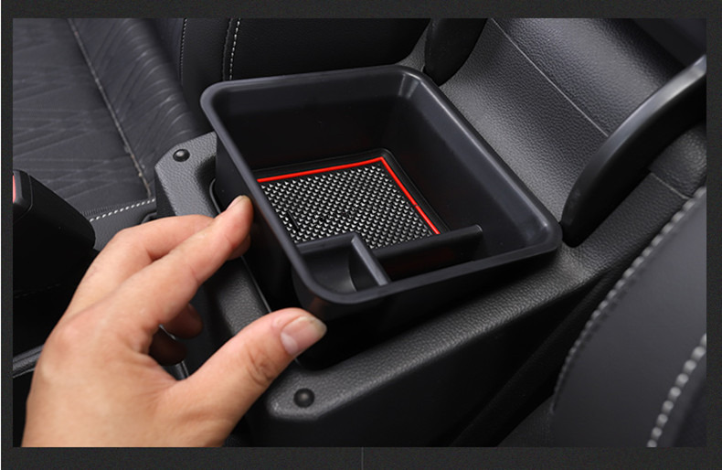 Autokonsooli käetugede hoiukarbi ümbris Paigalda tarvikud Stiil VW T-cross Tcross 2019 jaoks