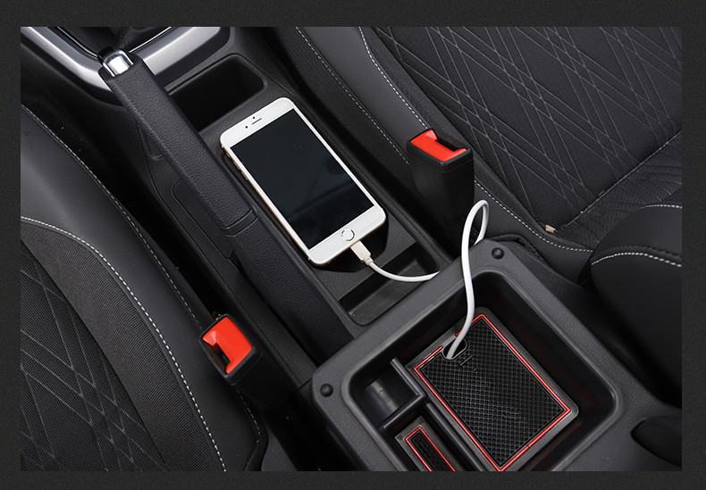 Autokonsooli käetugede hoiukarbi ümbris Paigalda tarvikud Stiil VW T-cross Tcross 2019 jaoks