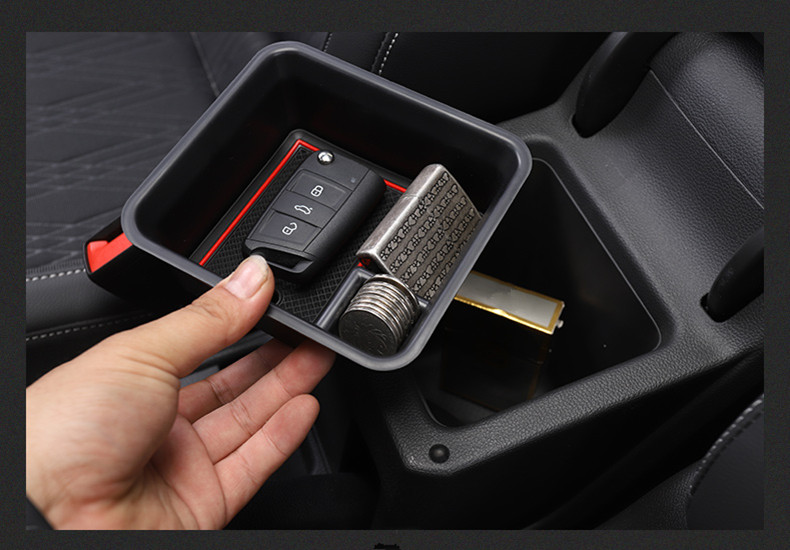 Autokonsooli käetugede hoiukarbi ümbris Paigalda tarvikud Stiil VW T-cross Tcross 2019 jaoks