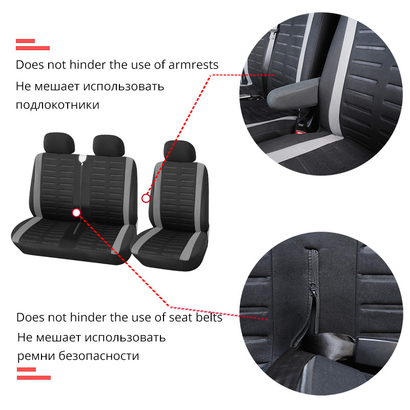 AUTOYOUTH 2 + 1auto istmekate - 4 värvi saadaval Kaitse autoistmekatted sobivad enamikule sõiduautodele, veoautodele, maasturitele