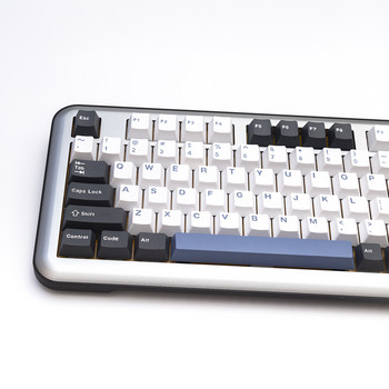 KBDiy GMK Arctic Clone Keycap Cherry Profile PBT Keycaps Blue Black White 173 Комплект капачки за клавиши за механична игрална клавиатура Персонализирана