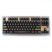 135 klavišai GMK Black Dots Klaviatūros dangteliai Cherry Profile PBT DYE antrinė mechaninė klaviatūros klaviatūra skirta MX jungikliui su 1,7U 2U Shift 6,25U 7U