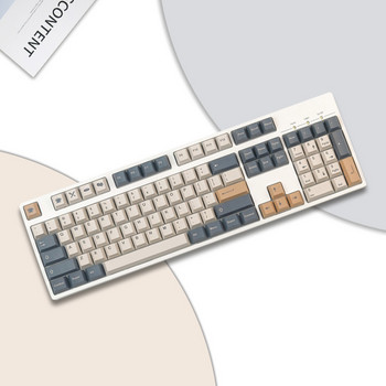 140 Keys GMK Coffee Mocha Keycaps Cherry Profile PBT DYE Sublimation Mechanical Keyboard Keyboard for MX Switch