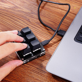 Безжична Bluetooth мини клавиатура за игри Photoshop Клавиатура за рисуване USB двурежимна програмируема хардуерна макро клавиатура
