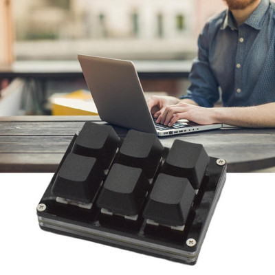 Mini tastatură fără fir Bluetooth pentru jocuri Photoshop Desen Tastatură USB Dual Mode Hardware programabil Macro Keyboard