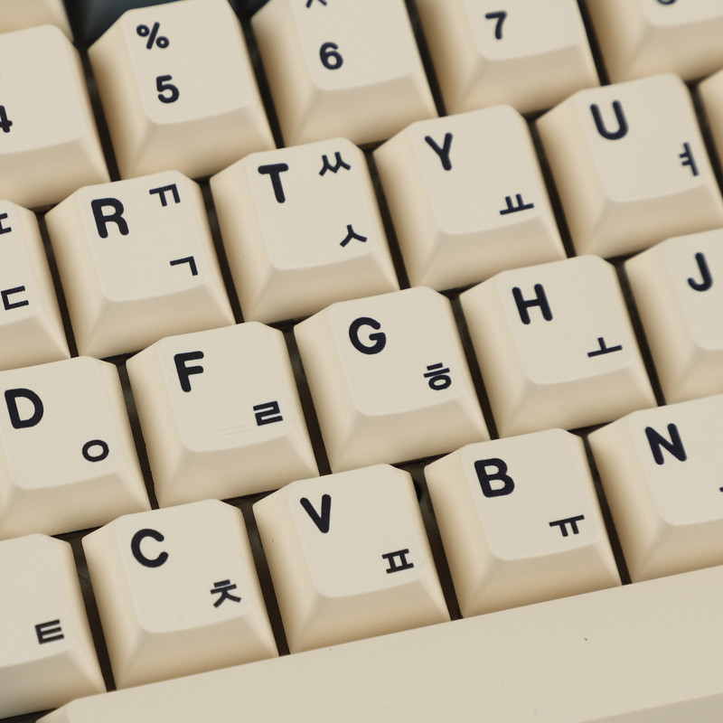 145 Apricot Yellow Dye Sub-Mac Κορεατικά Πλήκτρα Χονδρά καλύμματα προφίλ PBT Cherry για πληκτρολόγιο TKL GK61 64 68 75 96 GMMK MX