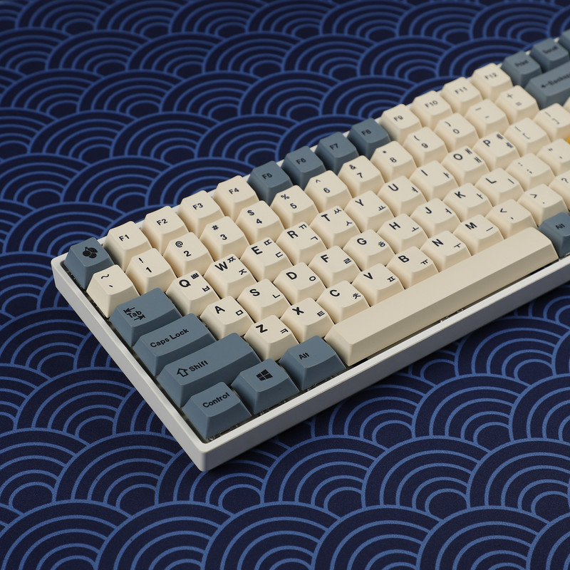 145 Apricot Yellow Dye Sub-Mac Κορεατικά Πλήκτρα Χονδρά καλύμματα προφίλ PBT Cherry για πληκτρολόγιο TKL GK61 64 68 75 96 GMMK MX