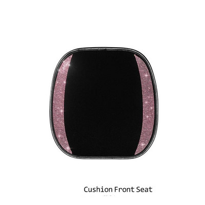 Autoistme kattekomplekt Bling Sisustustarvikud Naistele Teemantpea seljatugi padi kaitse Tagaistme kaitsepadja matt