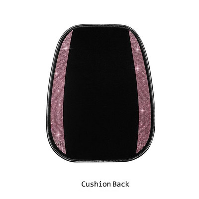 Autoistme kattekomplekt Bling Sisustustarvikud Naistele Teemantpea seljatugi padi kaitse Tagaistme kaitsepadja matt
