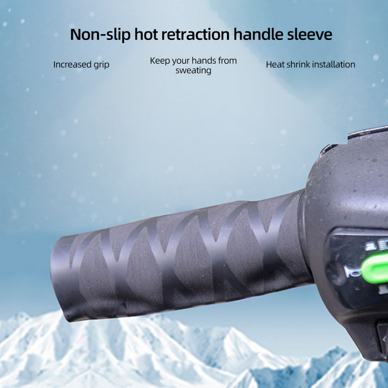 Libisemisvastane kummist käepideme kinnas mootorratta käepideme kate Universaalne termokahaneva käepideme katte varruka juhtraua katted