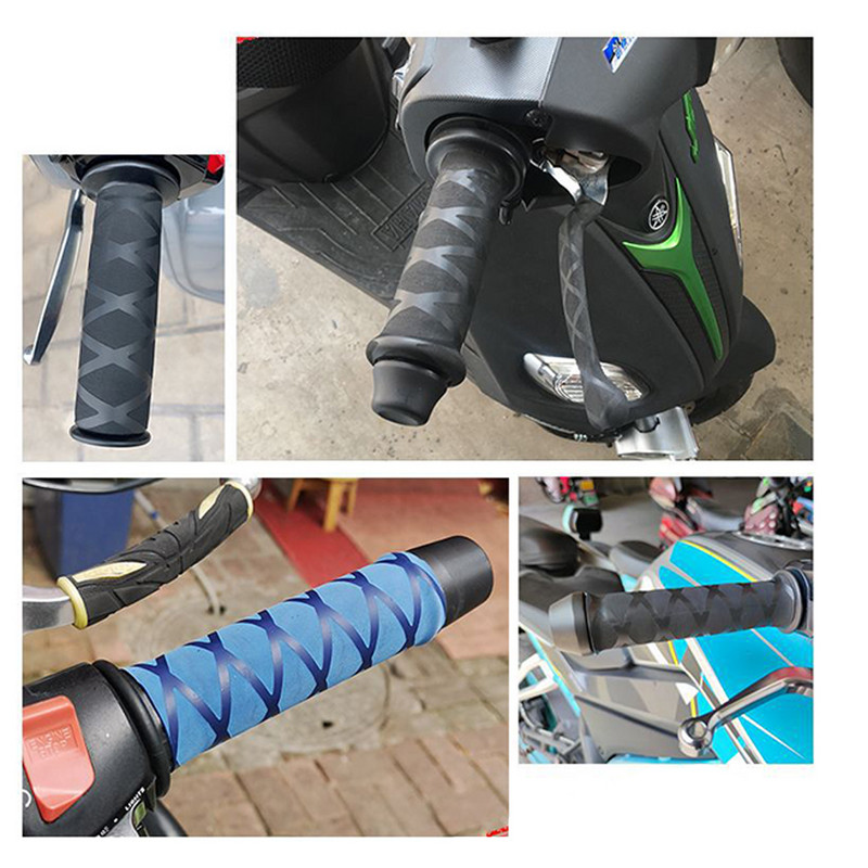 Libisemisvastane kummist käepideme kinnas mootorratta käepideme kate Universaalne termokahaneva käepideme katte varruka juhtraua katted