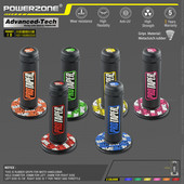 MX geel sarnane 7/8" juhtrauale helesinised kummist käepidemed mootorrattale mootorrattale supermoto pitbike dirt pit bike tasuta kohaletoimetamine