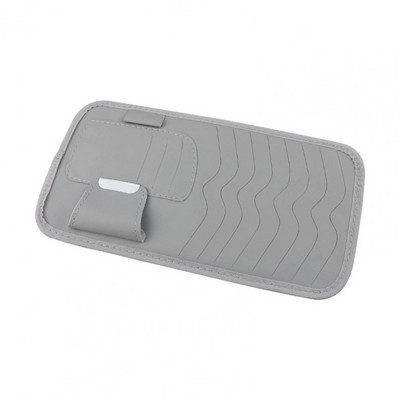 CD-de salvestusseade Multifunktsionaalne suure mahutavusega kunstnahast auto päikesesirm CD-DVD-salvestuse korraldaja auto sisemuse jaoks