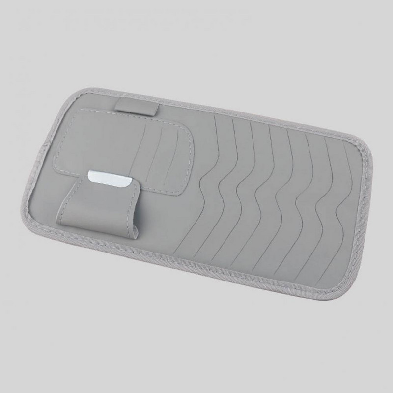 CD-de salvestusseade Multifunktsionaalne suure mahutavusega kunstnahast auto päikesesirm CD-DVD-salvestuse korraldaja auto sisemuse jaoks