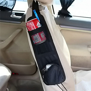 Чанта-органайзер за столче за кола organizador coche Странично съхранение на седалката Висящи мрежести интериорни аксесоари с множество джобове органайзер на сиденье