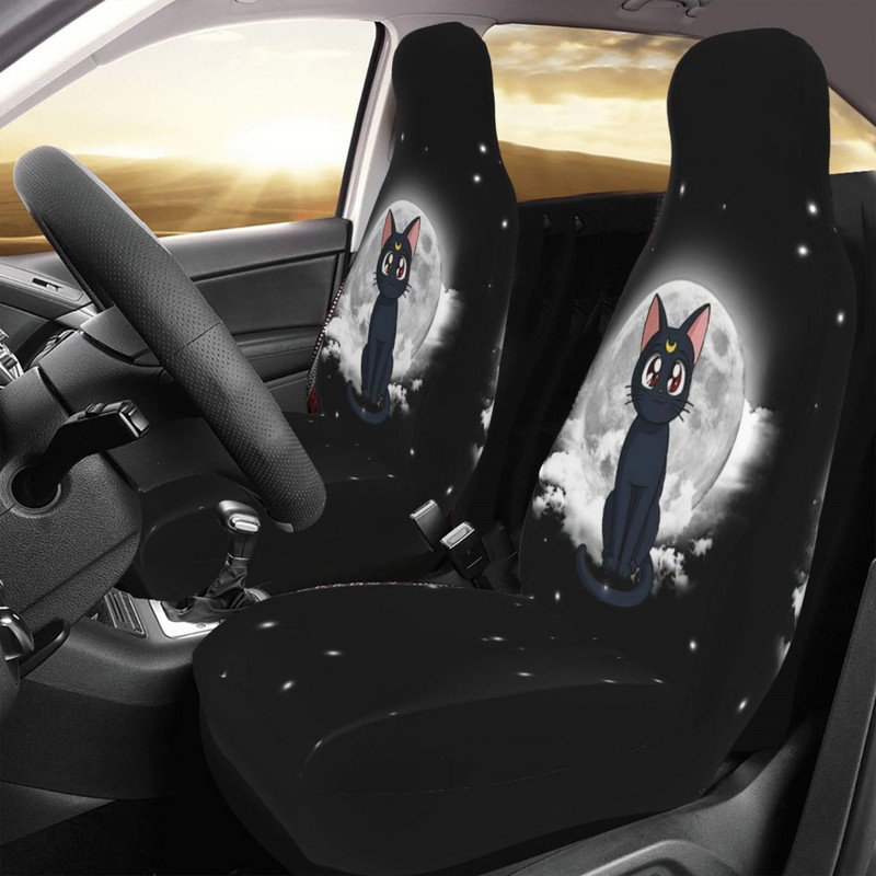 Cute Cat universaalne autoistme kate maastikul AUTOYOUTH eesmine tagumine flokeeriv riidest padi polüester kalapüük