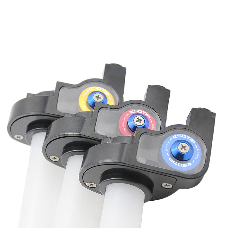 Sclmotos- 22mm Motocicletă Racing Aluminiu Vizibil Răsucire Rapidă Accelerație Pe Gaz Settle Grips Dirt Pit Bike ATV UTV XR50 CRF50 KLX