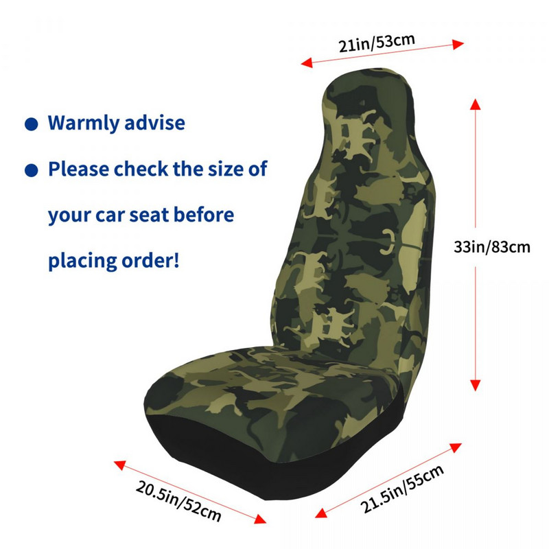 „Cat Army“ kamufliažinis universalus automobilio sėdynės užvalkalas, apsaugantis saloną, visų rūšių automobilių sėdynių užvalkalai Automobilių priedai