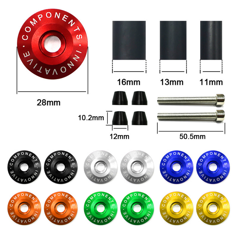 Mâner de motocicletă Capăt de bară Greutate Mânere de ghidon Capac Anti-vibrații Silder Plug pentru Yamaha Kawasaki honda KTM Dirt Bike