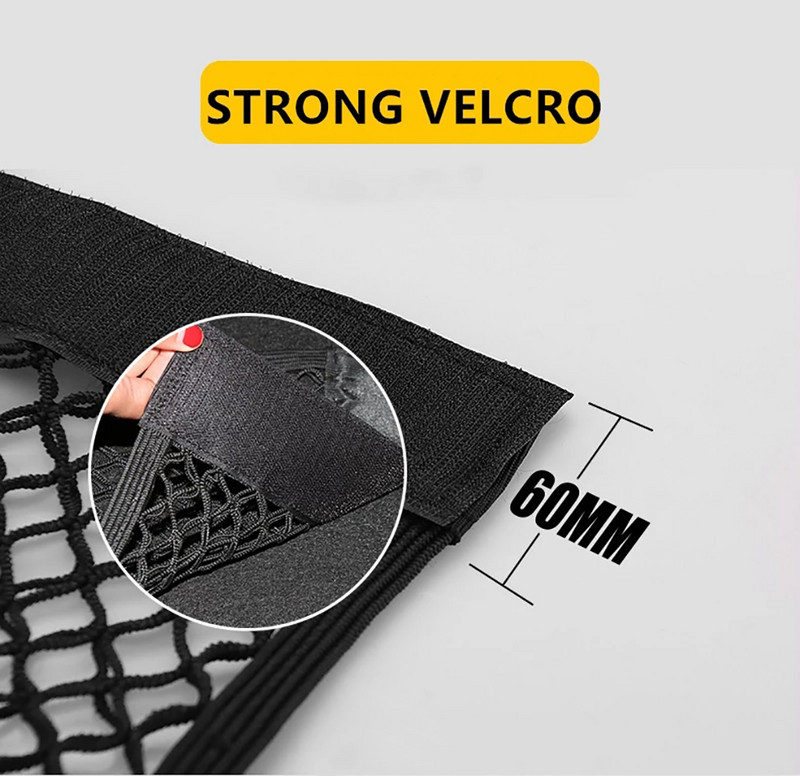 Mrežasta torba za pohranu kutije u prtljažniku automobila za Ford Focus 2 3 MK2 MK3 Mondeo MK4 Ranger Fusion Transit Citroen C5 C4 C3 Dodaci