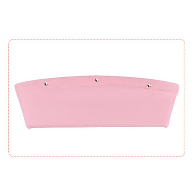 Slatki cvjetni ružičasti/crni organizator za automobile Sjedala S prorezom i džepom PU umjetna koža Autosjedalica Hvatač Dodaci za automobil Alati za pohranu