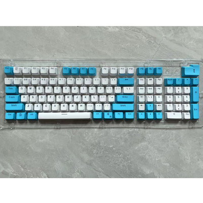 106 tipki Ljubičasto cijan tipke PBT tipke s pozadinskim osvjetljenjem Dvobojni OEM profil za MX Switch 61/87/104 Mehanička tipkovnica