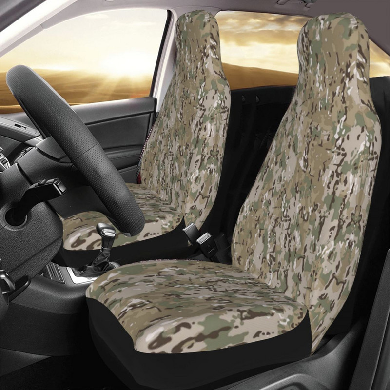 Husa Scaun Auto Universal Multicam Impermeabil Pentru SUV Camuflaj Huse Scaun Militar Poliester Pescuit