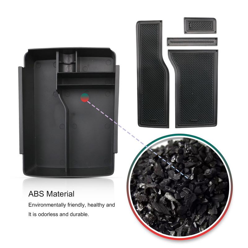 LFOTPP Cutie de depozitare centrală auto pentru Ioniq EV 2017-2021 Cutie de depozitare pentru cotiera Auto Interior Accesorii Ioniq EV 2021