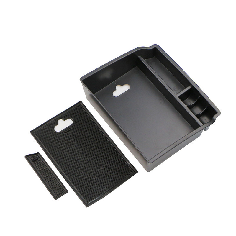 Cutie de depozitare cotieră potrivită pentru Toyota Hilux 2016 2017 2018 Carcasă Consolă centrală pentru mașină Suport tavă de gunoi Container organizator