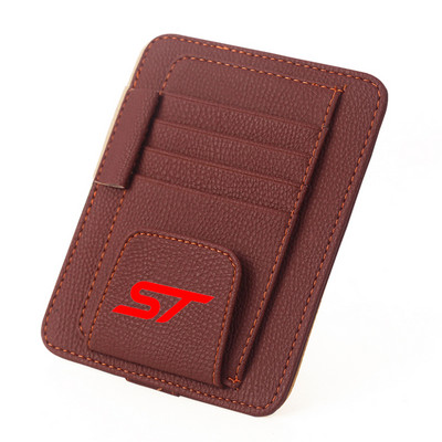 Organizator pentru parasolar auto pentru ochelari de soare Clip Bill Pen Suport carduri Genți de depozitare Accesorii auto pentru Ford ST FOCUS 2 3 Mondeo Fiesta