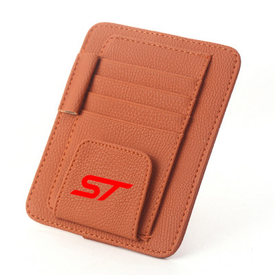 Organizator pentru parasolar auto pentru ochelari de soare Clip Bill Pen Suport carduri Genți de depozitare Accesorii auto pentru Ford ST FOCUS 2 3 Mondeo Fiesta