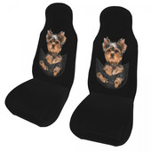 Câine în buzunar Husă universală pentru scaun auto Protector Accesorii interioare Călătorie Yorkie Animal Pernă pentru scaun auto Styling auto