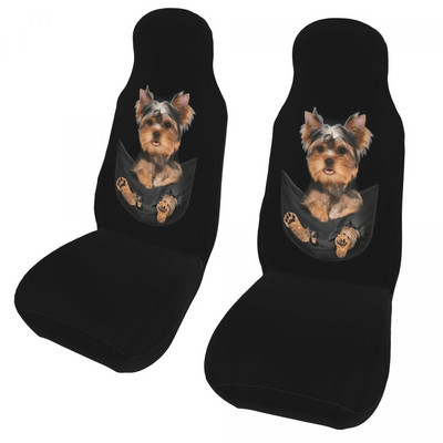 Câine în buzunar Husă universală pentru scaun auto Protector Accesorii interioare Călătorie Yorkie Animal Pernă pentru scaun auto Styling auto