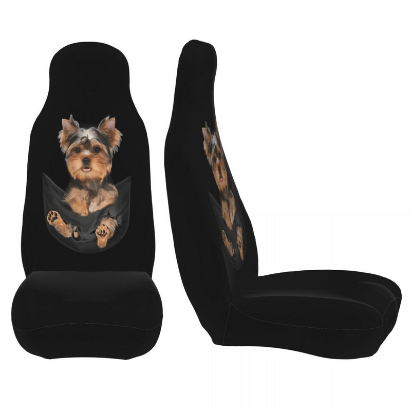 Câine în buzunar Husă universală pentru scaun auto Protector Accesorii interioare Călătorie Yorkie Animal Pernă pentru scaun auto Styling auto