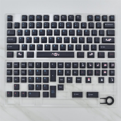 Tastatură mecanică cu 129 de taste GMK Zenpond Profil Cherry GMK PBT Sublimare Tastatură mecanică pentru comutator MX cu schimbare 1.75U 2U