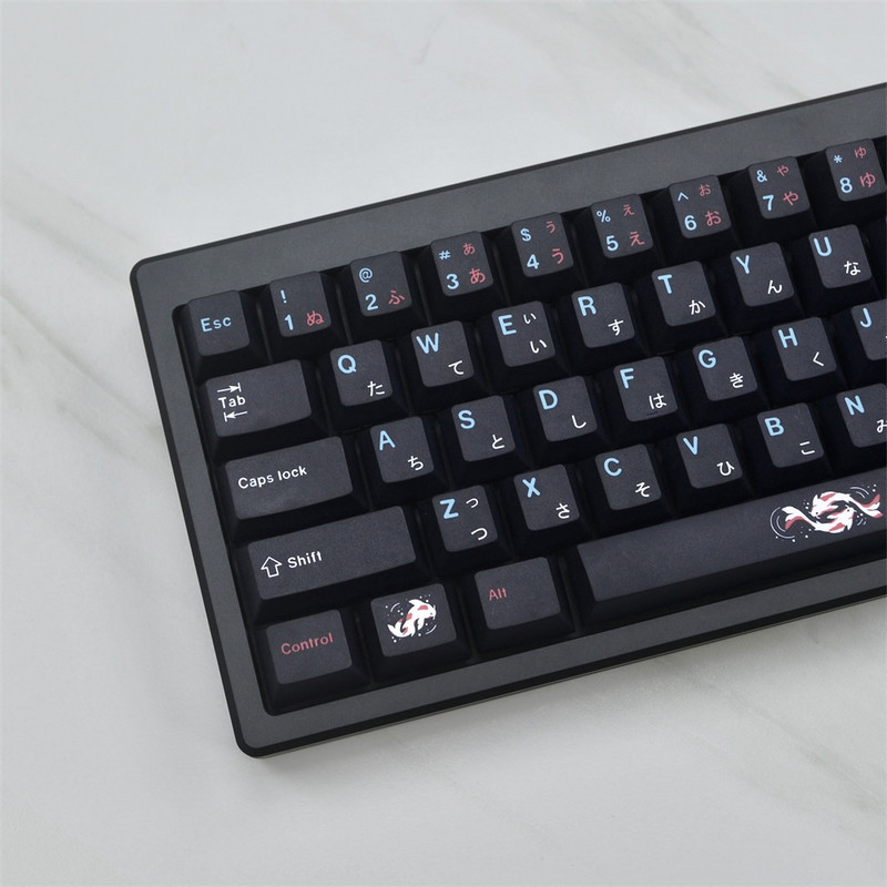 Tastatură mecanică cu 129 de taste GMK Zenpond Profil Cherry GMK PBT Sublimare Tastatură mecanică pentru comutator MX cu schimbare 1.75U 2U