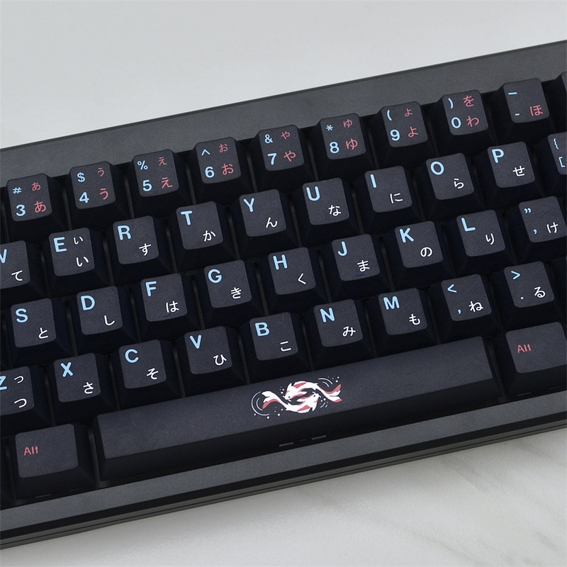Tastatură mecanică cu 129 de taste GMK Zenpond Profil Cherry GMK PBT Sublimare Tastatură mecanică pentru comutator MX cu schimbare 1.75U 2U
