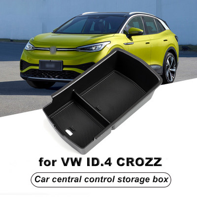 Κέντρο Αυτοκινήτου Πλάκα Οργάνωσης Κουτιού Αποθήκευσης Διακοσμητικός δίσκος για Volkswagen ID.4 ID4 ID 4 CROZZ ID6 ID.6 Εσωτερικά αξεσουάρ