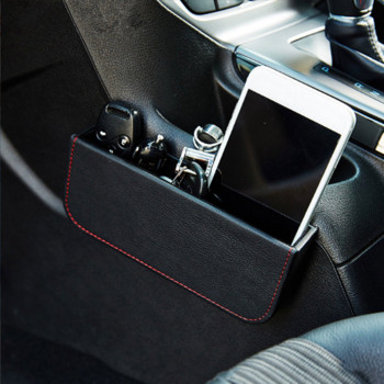 Car Seat Gap Storage Box Driver Seat Seat Gap Organizer Θήκη τηλεφώνου Κουτί Μαύρο Αυτοκίνητο Πολυλειτουργικό Διακοσμητικό Αξεσουάρ Εσωτερικό