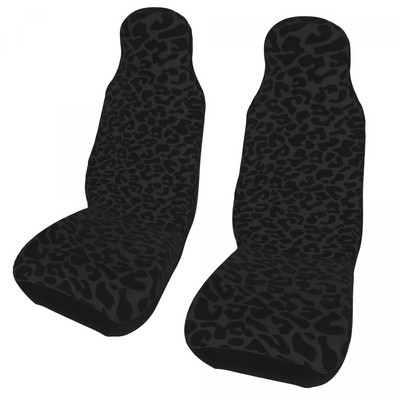 Protector universal de husă pentru scaun auto Leopard negru Accesorii interioare pentru SUV Pernă pentru scaun auto Ghepard Protector pentru scaun din poliester