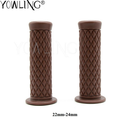 7/8-tolline käepide Retro kummist mootorratta jalgratta Vintage juhtraud koksipudeli käepide HONDA GN125 CG125 CB400 kohviku jaoks