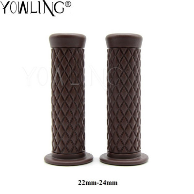 7/8-tolline käepide Retro kummist mootorratta jalgratta Vintage juhtraud koksipudeli käepide HONDA GN125 CG125 CB400 kohviku jaoks