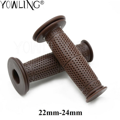 7/8-tolline käepide Retro kummist mootorratta jalgratta Vintage juhtraud koksipudeli käepide HONDA GN125 CG125 CB400 kohviku jaoks